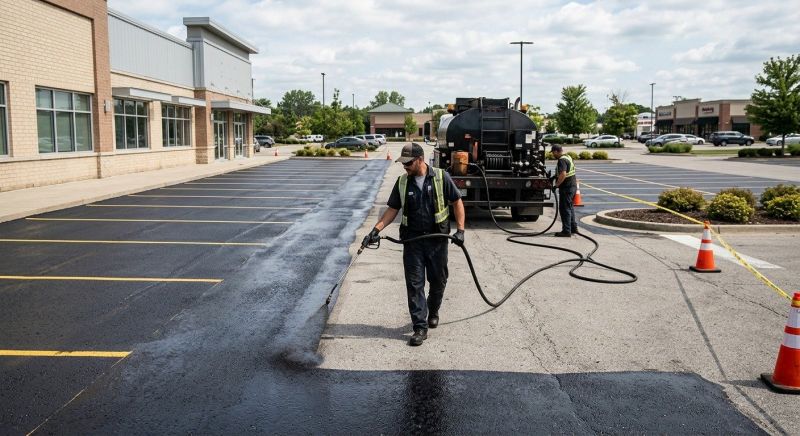 Asphalt Parking Lot Sealing in Columbus, OH