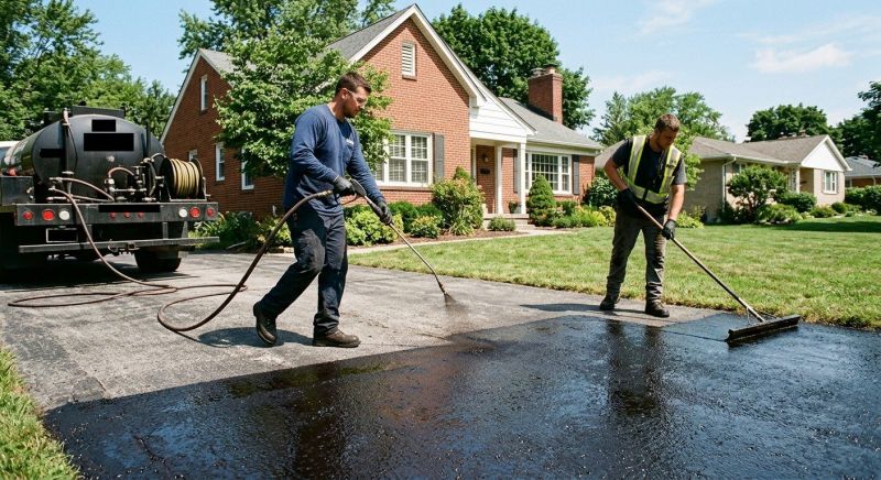 Blacktop Driveway Sealing in Tampa, FL