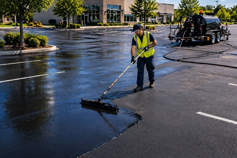Church Parking Lot Sealcoating in Columbus, OH