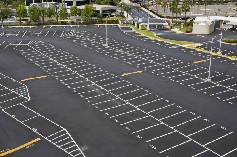 Church Parking Lot Striping in Alpharetta, GA