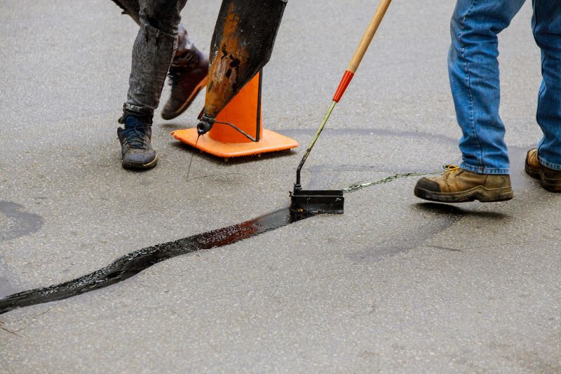 Hot Tar Driveway Sealing in Greenville, SC