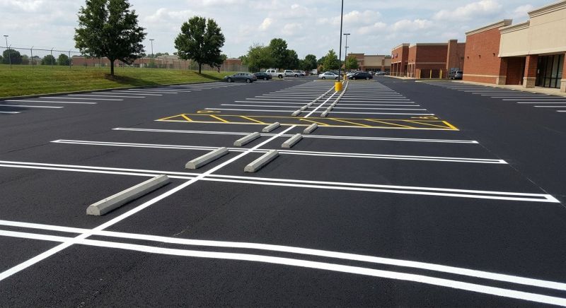 Parking Lot Painting in Roswell, GA