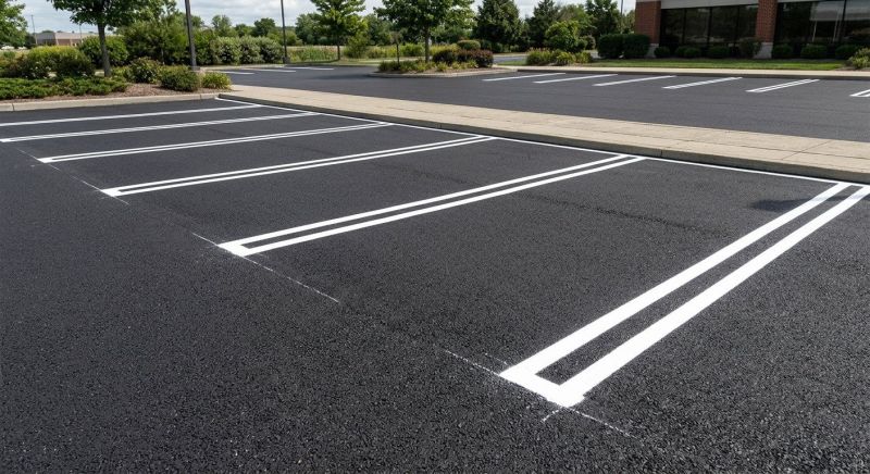Parking Lot Painting in Alpharetta, GA