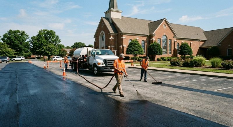 Parking Lot Resurfacing in San Antonio, TX