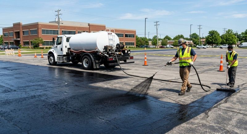 Parking Lot Sealcoating in Sarasota, FL