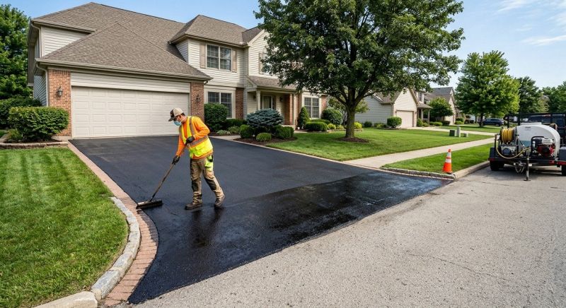 Tar Driveway Sealing in Denver, CO