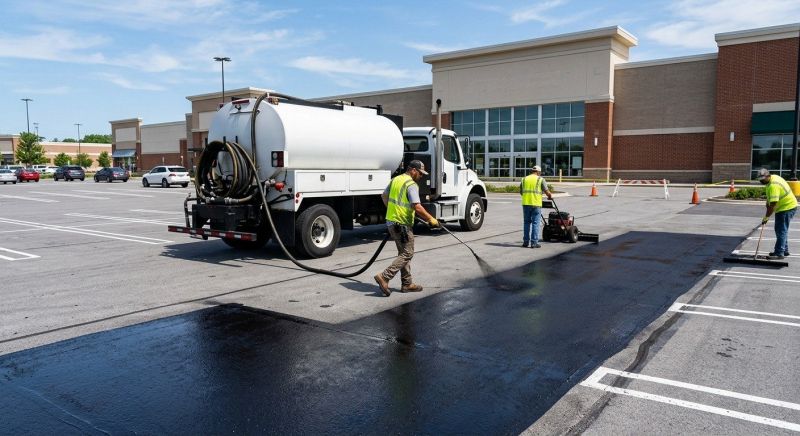 Commercial Parking Lot Sealing in Sarasota, FL
