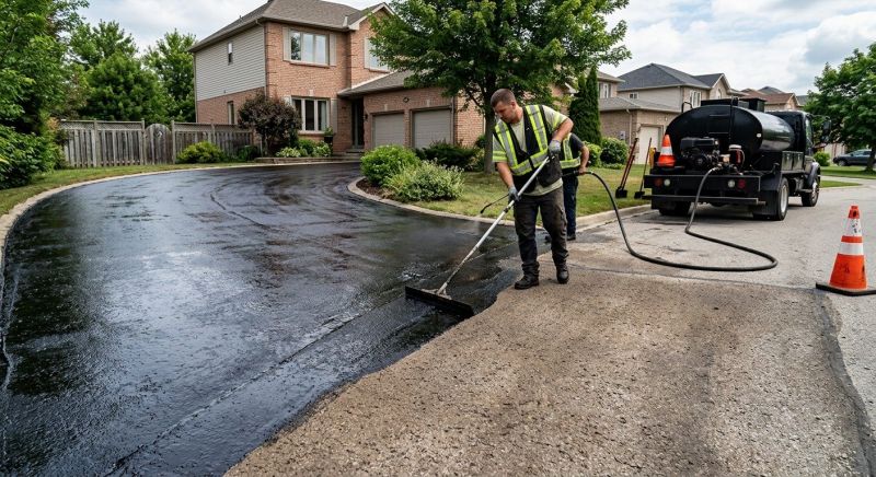 Residential Driveway Sealcoating in Fort Myers, FL